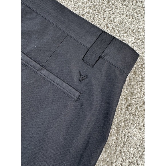 Callaway Mens Performance Golf Shorts Black Chino Zip Pockets 38 Inseam 10 - Picture 3 of 6